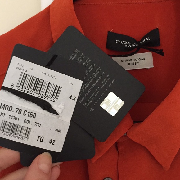 CoSTUMME NATIONAL 100% Silk Shirt - Picture 2 of 5